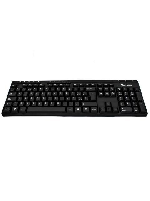 TECLADO VORAGO KB202 USB ALAMBRICO NEGRO