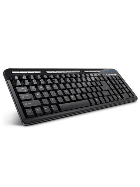 TECLADO VORAGO KB202 USB ALAMBRICO NEGRO