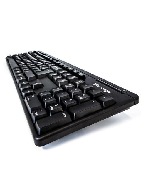 TECLADO VORAGO KB202 USB ALAMBRICO NEGRO