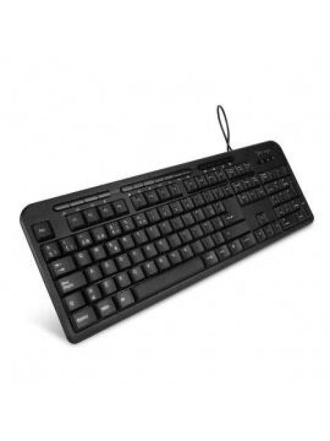 TECLADO VORAGO KB-204 ALAMBRICO USB NEGRO (ESPANOL)