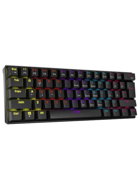 TECLADO XPG SUMMONER MINI USB ESTANDAR ESPANOL NEGRO RGB