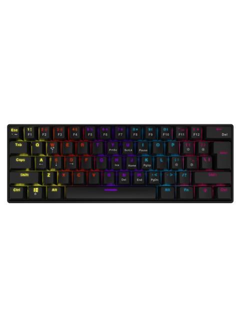 TECLADO XPG SUMMONER MINI USB ESTANDAR ESPANOL NEGRO RGB