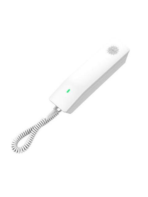 TELEFONO IP HOTELERO 2 LINEAS CON 2 CUENTAS SIP CONFERENCIA DE 3 VIAS POE GDMS COLOR BLANCO
