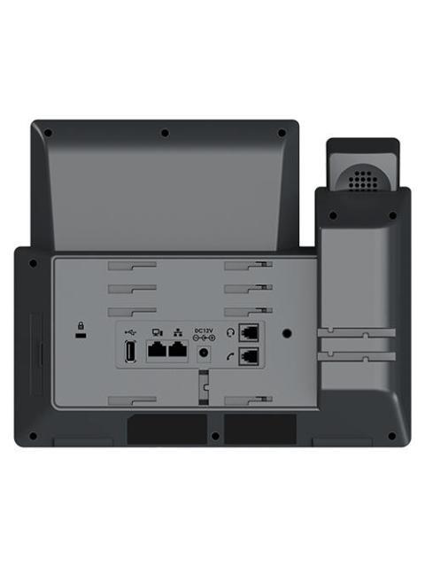 TELEFONO IP PROFESIONAL CARRIER DE 12 LINEAS CON 6 CUENTAS SIP WIFI BLUETOOTH PANTALLA TACTIL 7 PULGADAS GDMS GIGABIT CON POE