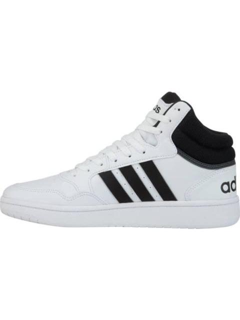 TENIS BOTA HOOPS 3.0 MID BLANCO/NEGRO ADIDAS