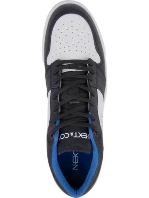TENIS BOTIN URBANO SKATE BASICO BLANCO/NEGRO NEXT CO