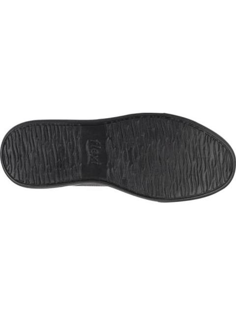 TENIS CASUAL AGUJETA NEGRO FLEXI
