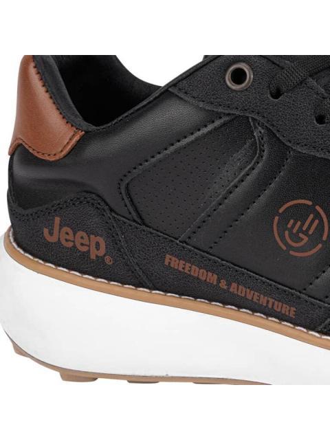 TENIS CASUAL AGUJETA NEGRO JEEP