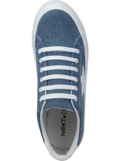 TENIS CASUAL BASICO ESTRELLA AZUL MEZCLILLA NEXT CO