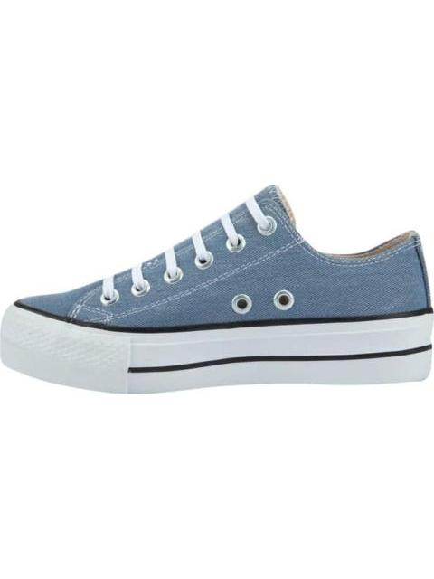 TENIS CASUAL BORDADO AZUL MEZCLILLA THALIA SODI