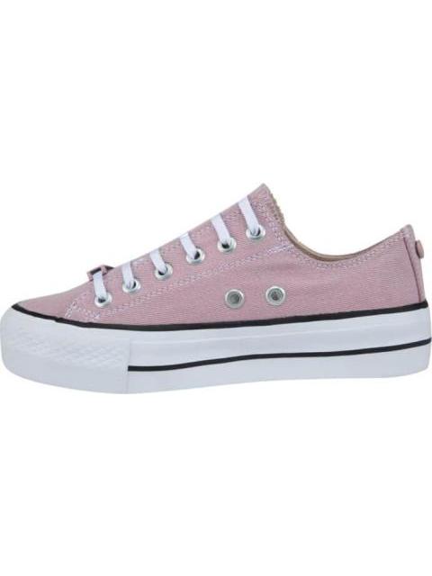 TENIS CASUAL BORDADO ROSA THALIA SODI