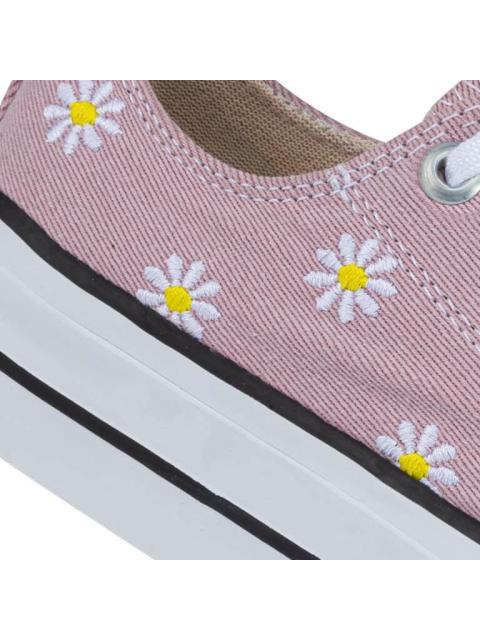 TENIS CASUAL BORDADO ROSA THALIA SODI