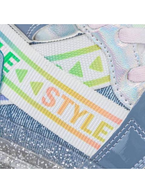 TENIS CON LUCES AZUL CELESTE URBAN SHOES