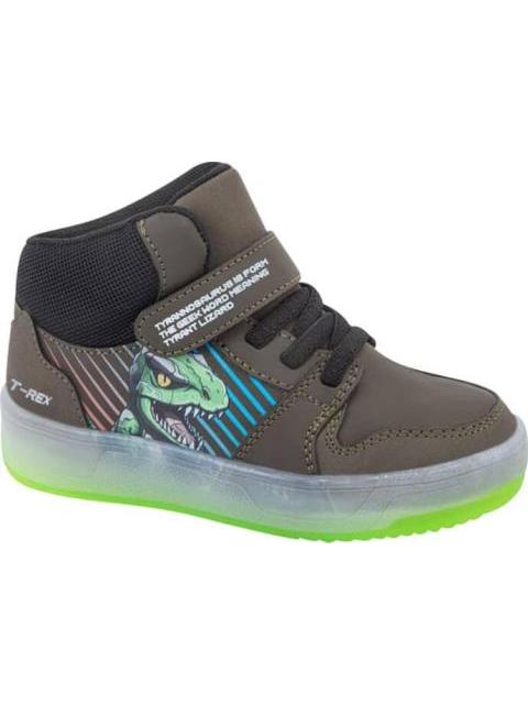 TENIS CON LUCES VERDE OLIVO VAVITO