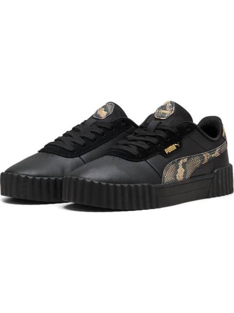 TENIS CASUAL CARINA 3.0 SNAKE CHIC NEGRO PUMA