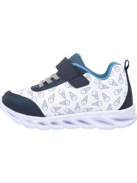 TENIS CASUAL CON LUCES BLANCO BLUEY