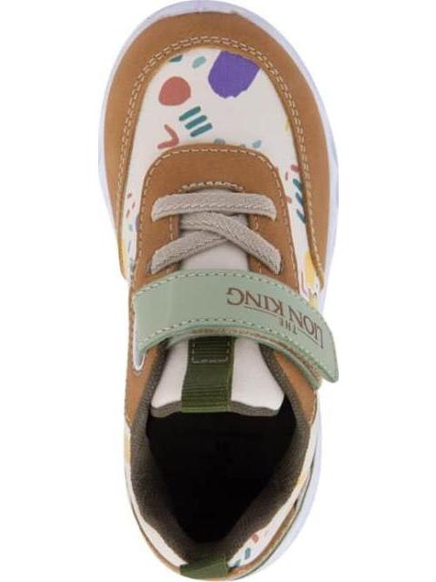 TENIS CASUAL CON LUCES BEIGE EL REY LEON