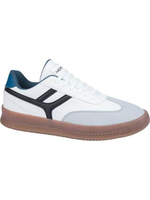 TENIS CASUAL CLASICO BLANCO/NEGRO NEXT CO
