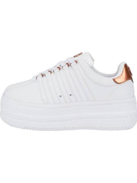 TENIS CASUAL CLASSIC PLATFORM VELA BLANCO K-SWISS