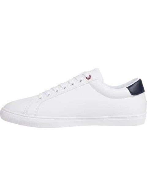 TENIS CASUAL CON FRANJAS LATERALES BLANCO TOMMY HILFIGER