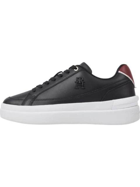TENIS CASUAL COURT ELEVATED NEGRO TOMMY HILFIGER