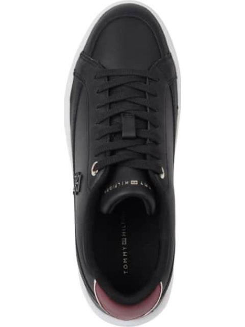 TENIS CASUAL COURT ELEVATED NEGRO TOMMY HILFIGER
