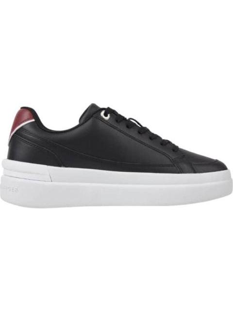 TENIS CASUAL COURT ELEVATED NEGRO TOMMY HILFIGER