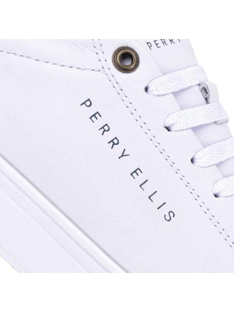 TENIS CASUAL ESCOLAR BLANCO PERRY ELLIS