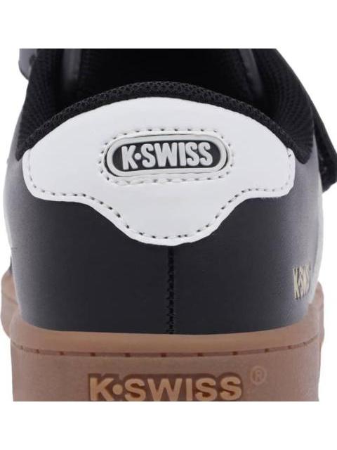 TENIS CASUAL FRANCIS COURT KIDS NEGRO K-SWISS