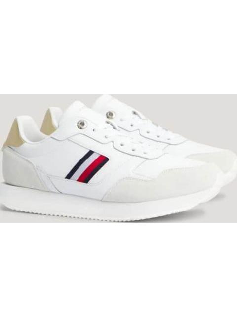 TENIS CASUAL GLOBAL STRIPES RUNNER BLANCO TOMMY HILFIGER