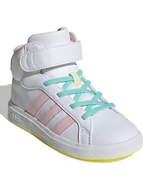 TENIS CASUAL GRAND COURT MID K BLANCO ADIDAS