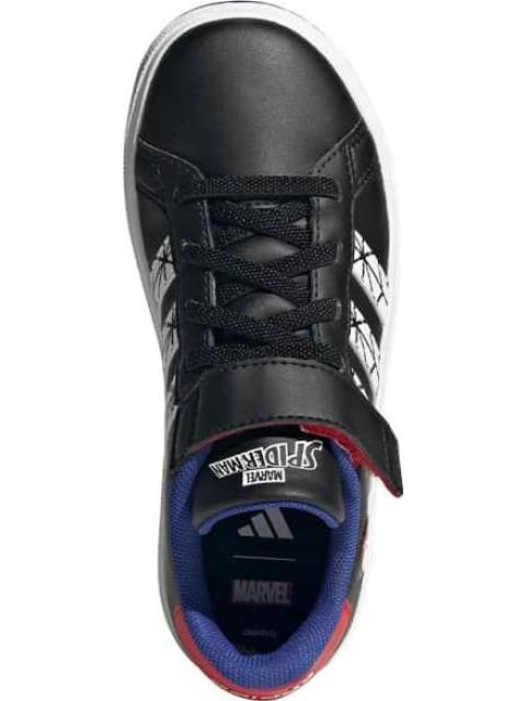 TENIS CASUAL GRAND COURT SPIDER-M BLANCO/NEGRO ADIDAS
