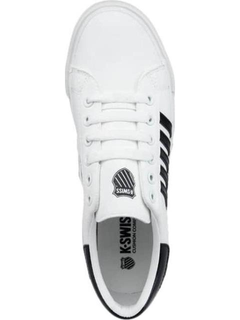 TENIS CASUAL JANNIS BLANCO/NEGRO K-SWISS
