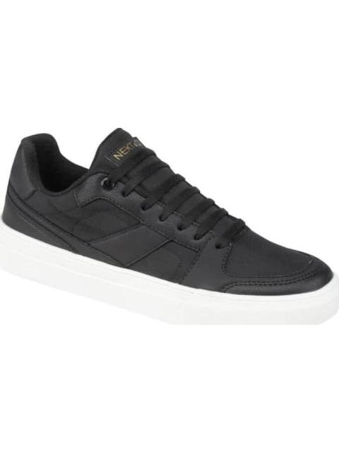 TENIS CASUAL LONA NEGRO NEXT CO
