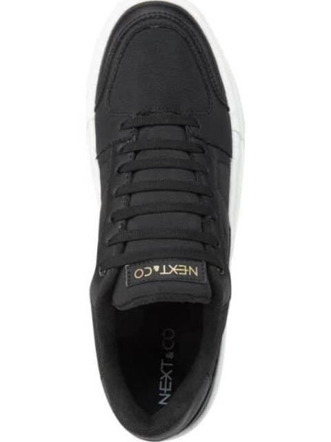 TENIS CASUAL LONA NEGRO NEXT CO