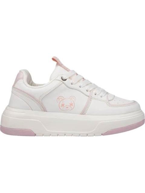 TENIS CASUAL PLATAFORMA BEIGE/HUESO NEXT CO