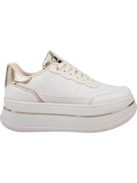 TENIS CASUAL PLATAFORMA BEIGE/HUESO NEXT CO
