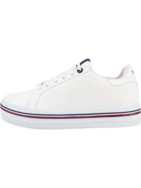 TENIS CASUAL PLATAFORMA BLANCO HPC POLO