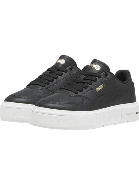 TENIS CASUAL PUMA CALI COURT LTH WNS BLANCO/NEGRO PUMA