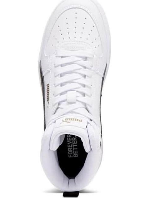 TENIS CASUAL PUMA CAVEN 2.0 MID JR BLANCO/NEGRO PUMA