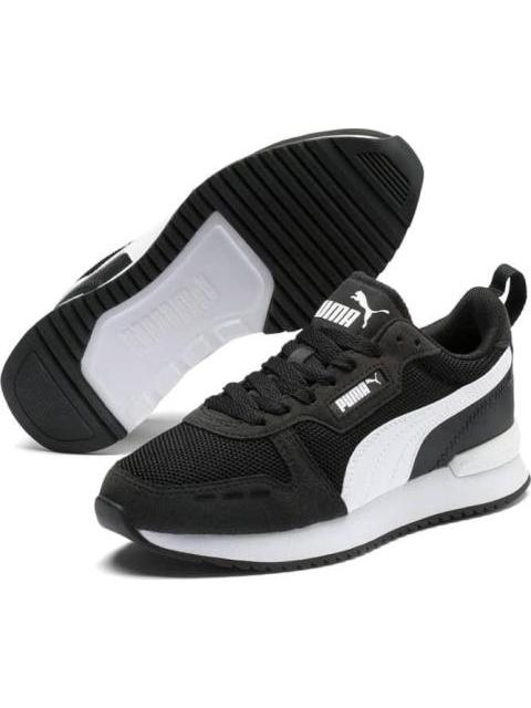 TENIS CASUAL PUMA R78 JR BLANCO/NEGRO PUMA