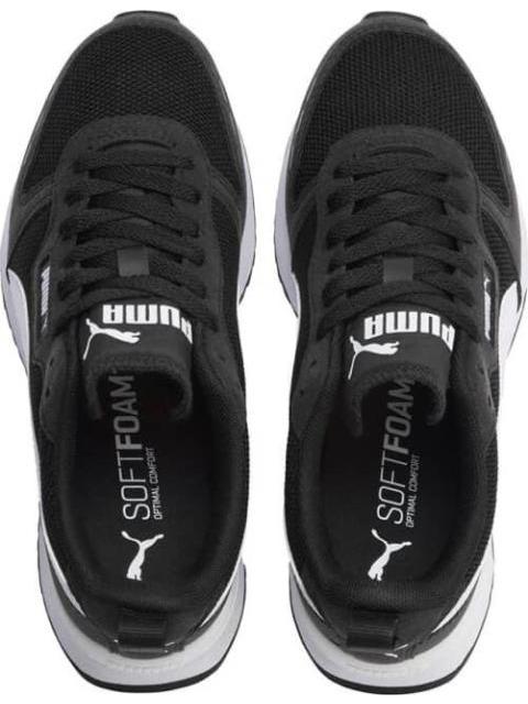 TENIS CASUAL PUMA R78 JR BLANCO/NEGRO PUMA