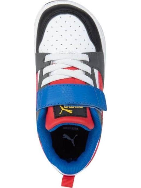 TENIS CASUAL PUMA REBOUND V6 LO BLANCO/NEGRO PUMA