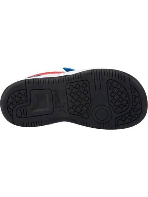 TENIS CASUAL PUMA REBOUND V6 LO BLANCO/NEGRO PUMA