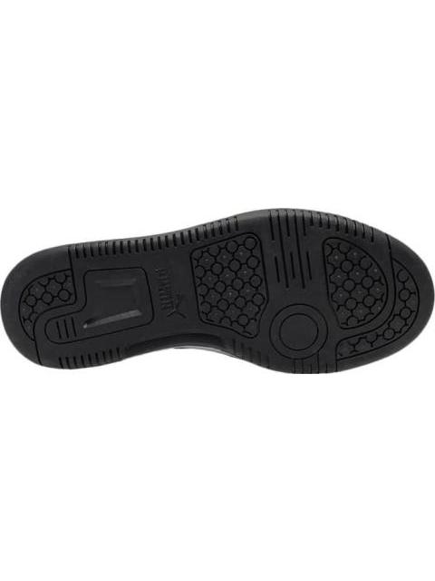 TENIS CASUAL PUMA REBOUND V6 LO JR BLANCO/NEGRO PUMA