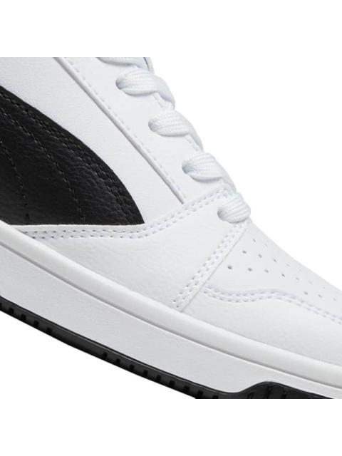 TENIS CASUAL PUMA REBOUND V6 LO JR BLANCO/NEGRO PUMA