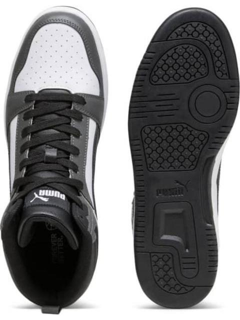 TENIS CASUAL REBOUND V6 BLANCO/NEGRO PUMA