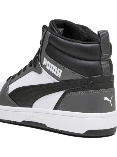 TENIS CASUAL REBOUND V6 BLANCO/NEGRO PUMA