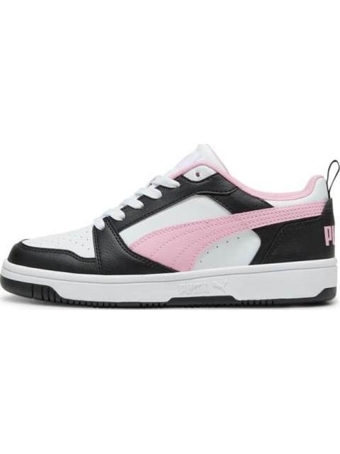 TENIS CASUAL REBOUND V6 LOW BLANCO/NEGRO PUMA