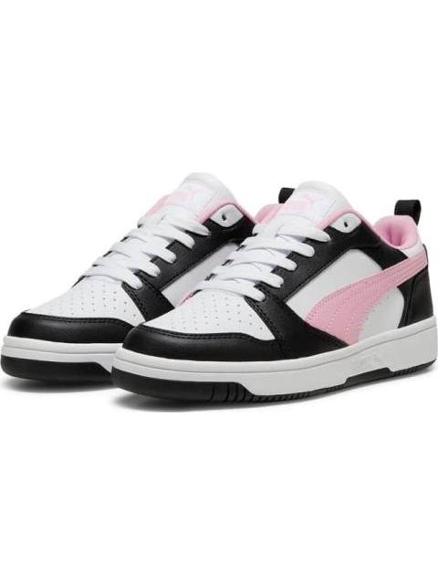 TENIS CASUAL REBOUND V6 LOW BLANCO/NEGRO PUMA